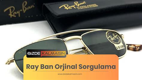 Ray Ban Orjinal Sorgulama ( Nasıl Yapılır) .